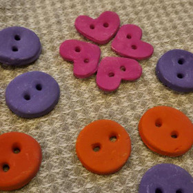 Saana-savinappi Pyöreähkö Sydän - 12 kpl