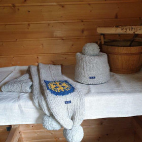 Petri-pipo & Kustaa-kaulahuivi setti - Sastamala - S (n.54-57 cm)