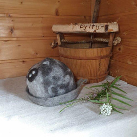 Satu-saunahattu Saimaannorppa - koko XS n. 43-54 cm