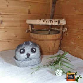 Satu-saunahattu Saimaannorppa - koko XXS n. 38-43 cm