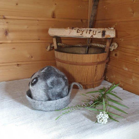 Satu-saunahattu Saimaannorppa - koko XXS n. 38-43 cm