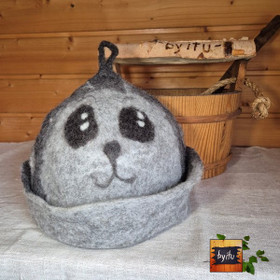 Satu-saunahattu Saimaannorppa 2 koko n. L 60-63 cm