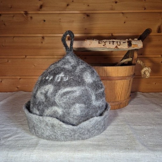 Satu-saunahattu Saimaannorppa 1 koko n. L 60-63 cm