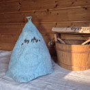 Satu-saunahattu Sauna Virtaavaa vettä - koko L-S- n. 54-63 cm