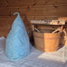 Satu-saunahattu Sauna Virtaavaa vettä - koko L-S- n. 54-63 cm
