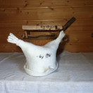 Satu-saunahattu Tupsukorva Lumi - S - n. 54-57 cm