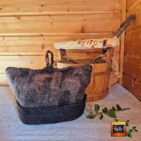 Satu-saunahattu Puukori Turve Kaarna L - n. 60-63 cm