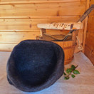 Satu-saunahattu Puukori Turve Kaarna L - n. 60-63 cm