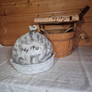 Satu-saunahattu Pöllö - Hopea - M n. 57-60 cm
