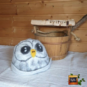 Satu-saunahattu Pöllö - Hopea - S n. 54-57 cm