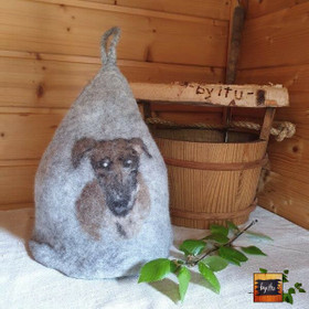 Satu-saunahattu Saunalemmikki Puikkis - Kelo M-XS n. 43-60 cm