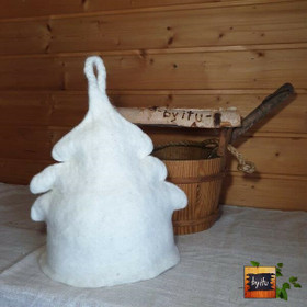 Satu-saunahattu Kuusi Lumi - koko M-S - n. 54-60 cm