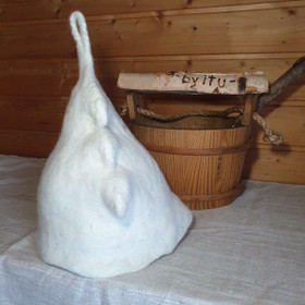 Satu-saunahattu Kuusi Lumi - koko M-S - n. 54-60 cm