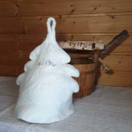 Satu-saunahattu Kuusi Lumi - koko M-S - n. 54-60 cm