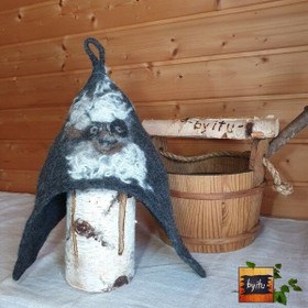 Satu-saunahattu Saunahullu Vauhko lammas Kallio - S-XS - n. 43-57 cm