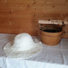 Satu-saunahattu Pitsi Paljutar Lumi M - n. 57-60 cm