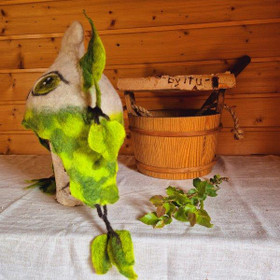 Satu-saunahattu Vihtatonttu Rantahiekka M (n. 57-60 cm) 