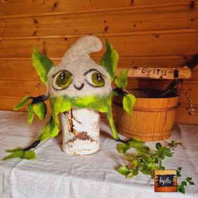 Satu-saunahattu Vihtatonttu Rantahiekka M (n. 57-60 cm) 