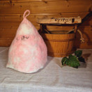 Satu-saunahattu Saunakummitus Vaaleanpun. hattara1 M-XS n. 48-60 cm