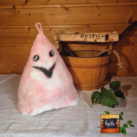 Satu-saunahattu Saunakummitus Vaaleanpun. hattara2 M-XS n. 48-60 cm