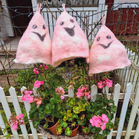 Satu-saunahattu Saunakummitus Vaaleanpun. hattara2 M-XS n. 48-60 cm