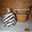 Satu-saunahattu PaljuSeepra Lumi M (n. 57-60 cm)