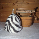 Satu-saunahattu PaljuSeepra Lumi M (n. 57-60 cm)