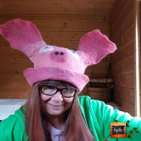 Satu-saunahattu Sikapossu - M - n. 57-60 cm