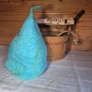 Satu-saunahattu Sauna Raikas vihreä - koko M-XS n. 48-60 cm