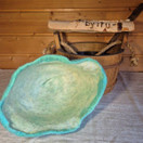 Satu-saunahattu Sauna Raikas vihreä - koko M-XS n. 48-60 cm