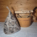 Satu-saunahattu SaunaPantteri 4 M-XS n. 43-60 cm