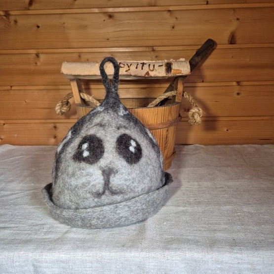 Satu-saunahattu Saimaannorppa 5 koko n. S 54-57 cm