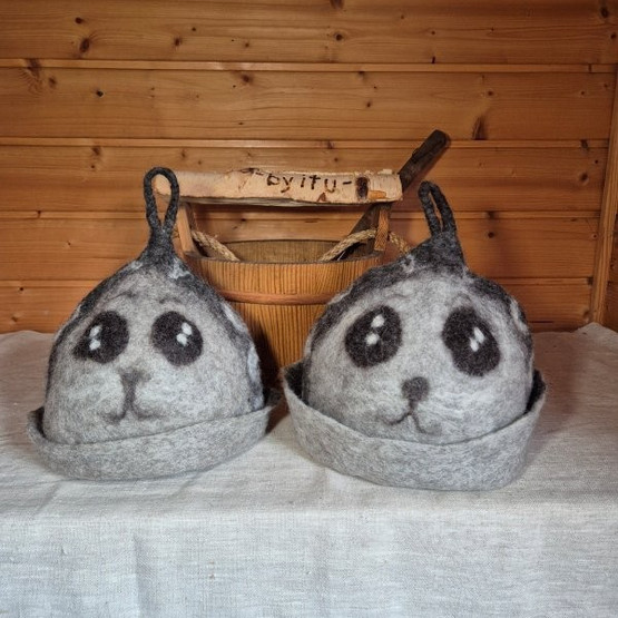 Satu-saunahattu Saimaannorppa 5 koko n. S 54-57 cm
