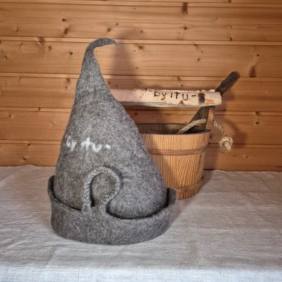Satu-saunahattu PaskaPäivä Perjantai Kaski n. L 60-63 cm