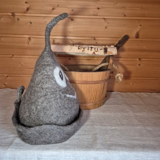 Satu-saunahattu PaskaPäivä Perjantai Kaski n. L 60-63 cm