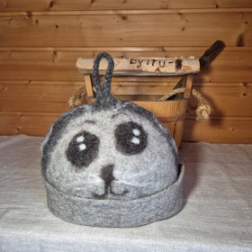 Satu-saunahattu Saimaannorppa 6 koko n. M 57-60 cm