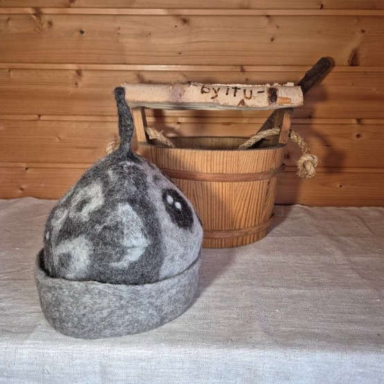 Satu-saunahattu Saimaannorppa 6 koko n. M 57-60 cm