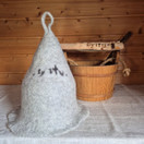 Satu-saunahattu Numerot Saunoo - Koivuoksa 2 Hopea M n. 57-60 cm