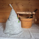 Satu-saunahattu Numerot Saunoo - Koivuoksa 2 Hopea M n. 57-60 cm