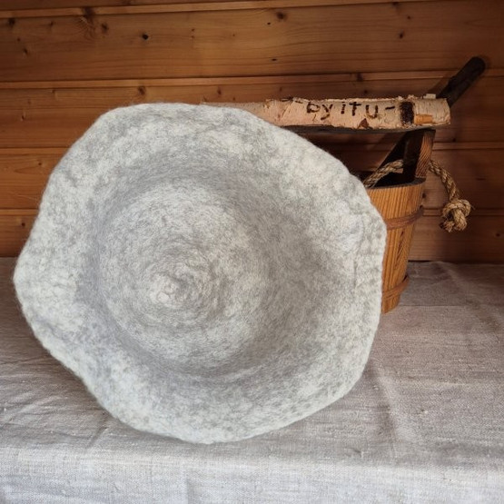 Satu-saunahattu Numerot Saunoo - Koivuoksa 2 Hopea M n. 57-60 cm