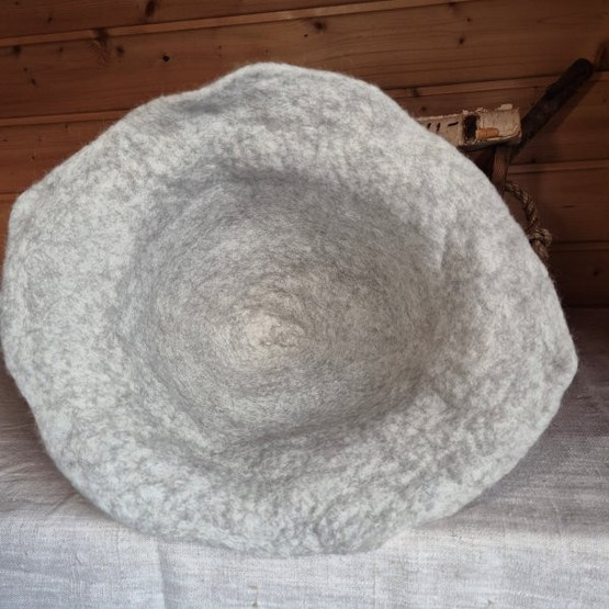 Satu-saunahattu Sauna-Bastu - Koivuoksa Sauna Hopea n. L 60-63 cm