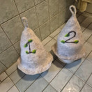 Satu-saunahattu Numerot Saunoo - Koivuoksa 2 Hopea M n. 57-60 cm