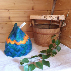 Sami-saunahattu Aamu merellä Kontti - koko S-M 