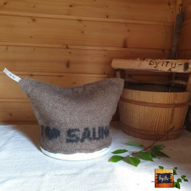 Sami-saunahattu I love Sauna - koko S-XS 