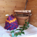 Sami-saunahattu Kajastus Kontti - koko S-M - koneellinen villapesu