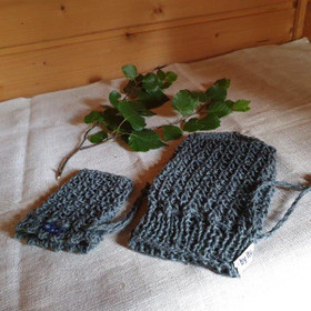 Jenni-saippuapussukka 100 % Pellava - Kelo 08