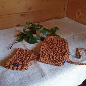 Jenni-saippuapussukka 100 % Pellava - Kupari uusi ja vanha 12