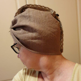 * Taru-saunahattu 1000 ja Yhden löylyn Turbaani Hiekka Pitsi XXS-L