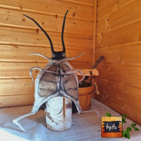 Satu-saunahattu Torakka Turve Kaarna - M - n. 57-60 cm