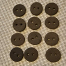 Saana-savinappi Pyöreähkö Suklaa - 12 kpl